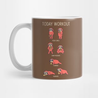 Today Workout with Sloth Mug